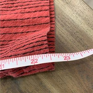 Sienna sky capri pants size large red black striped